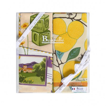 Coffret Cadeau Torchons Duo méditerranéen
