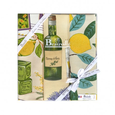 Saveurs du Sud Geschirrtuch-Box