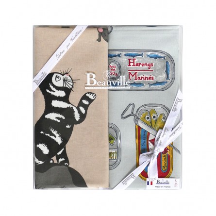 Coffret Cadeau Torchons Souvenirs d'Alsace