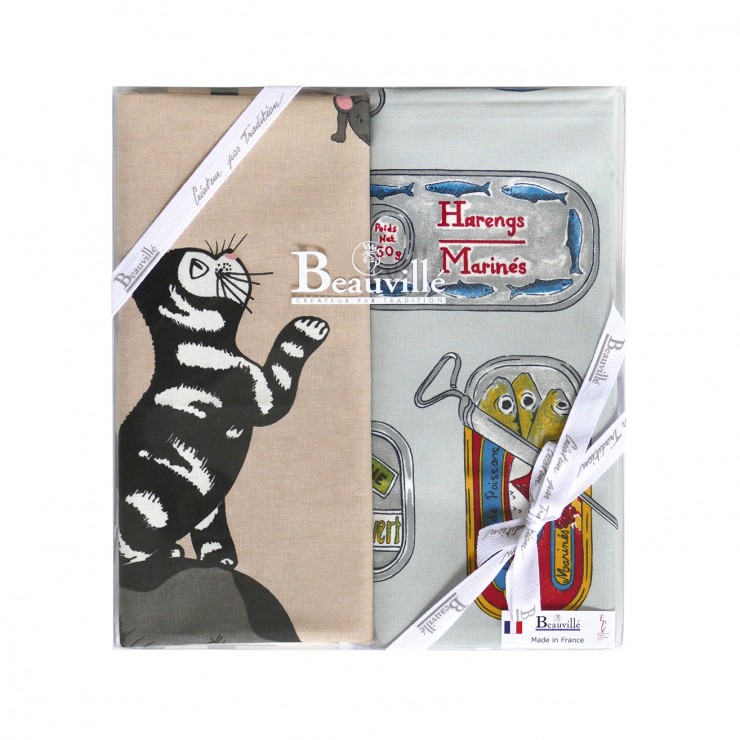 Souvenirs d'Alsace Geschirrtuch-Box