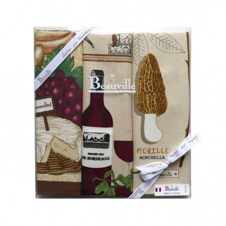 Coffret Cadeau Torchons Trilogie gourmande