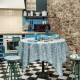 Saint-Tropez Tischdecke - Blau