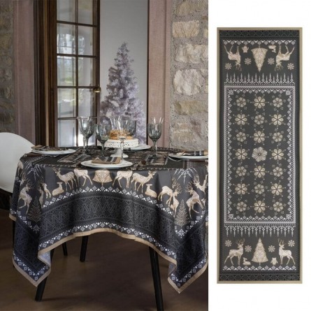 Chemin de table Balade en hiver
