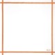 Two-coloured Napkin - White/Mandarin