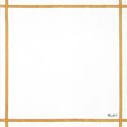 Serviette Bicolore - Blanc/Miel
