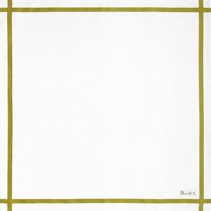 Two-coloured Napkin - White/Green