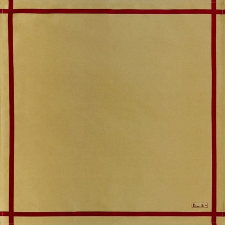 Serviette Bicolore - Or/Rouge
