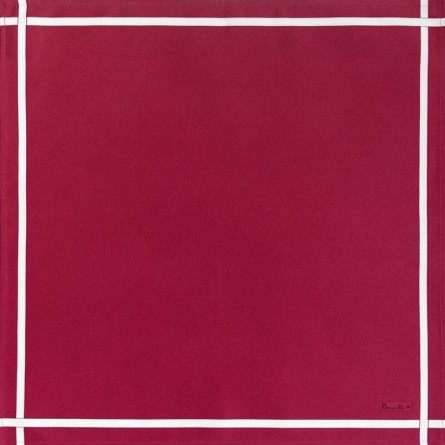 Serviette Bicolore - Pivoine/Blanc