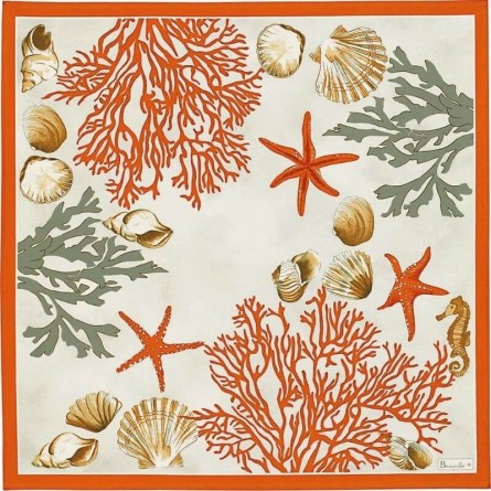 Serviette Corail - Rouge