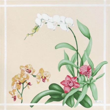 Serviette Orchidées 