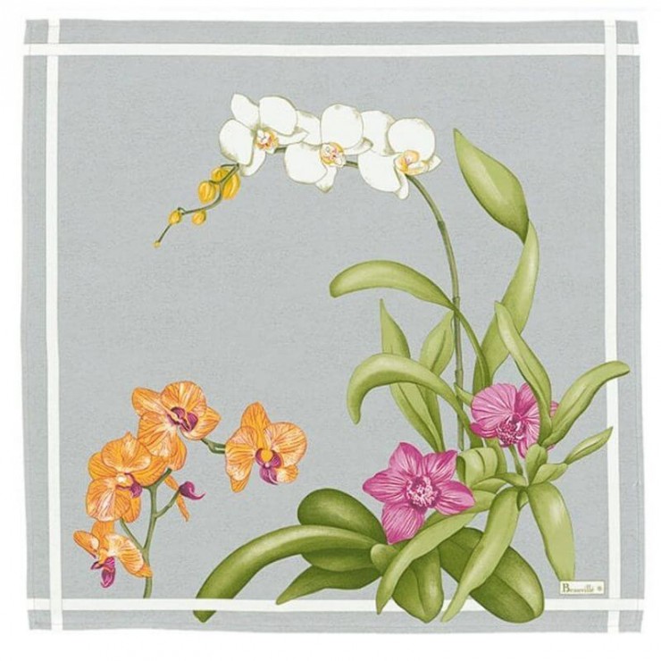 Orchidées Serviette