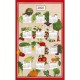 Torchon calendrier Mon potager 2025