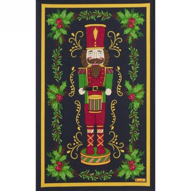 Lot De 4 Serviettes De Table Noël Villeroy & Boch Toy's Delight – 43,2 X 43,2 Cm, 100% Polyester, Motif Houx