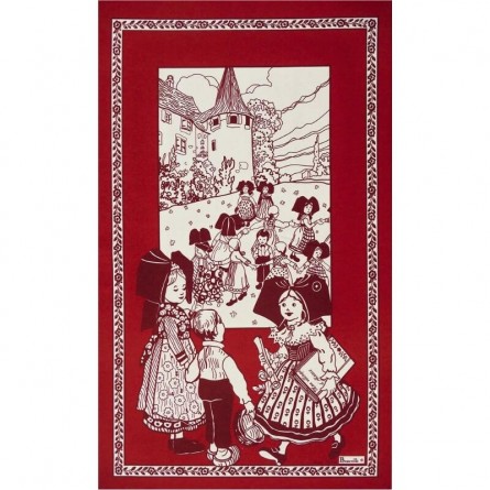 En Alsace Tea-Towel