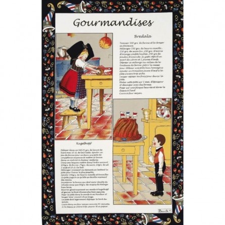 Gourmandises Geschirrtuch