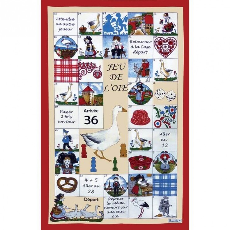 Torchon Jeu de l'Oie