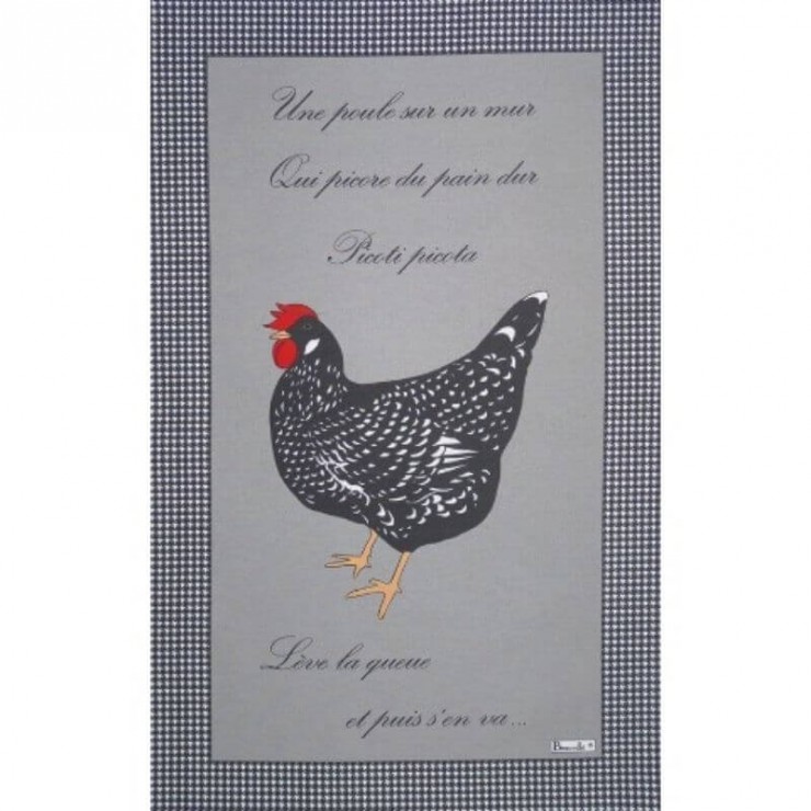 Torchon Picoti poule