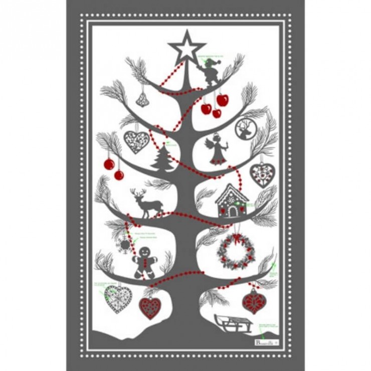 Sapin Magique Tea-Towel