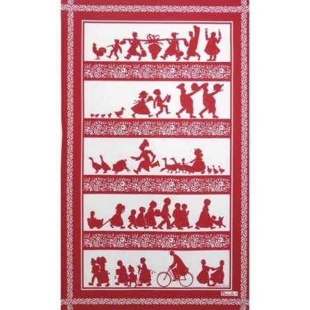 Silhouettes Tea-Towel