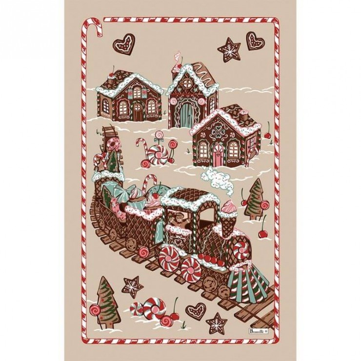 Train Gourmand Tea-Towel