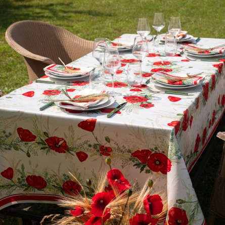 Fleurs de pavot Tischdecke