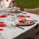 Serviette Fleurs de pavot