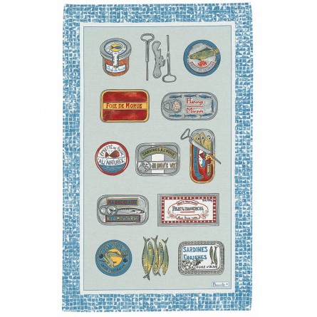 Sardines Tea-towel