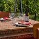 Nappe Feuilles de Vigne - Rouge