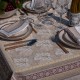 Nappe Feuilles de Vigne - Noisette