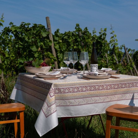 Nappe Feuilles de Vigne - Noisette