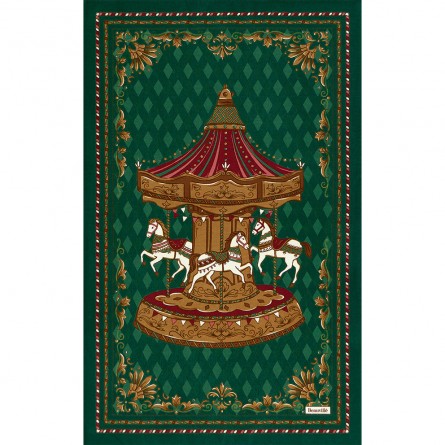 Carrousel tea towel