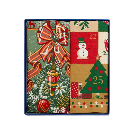 Joyeuses Fêtes Tea-towel Gift Box