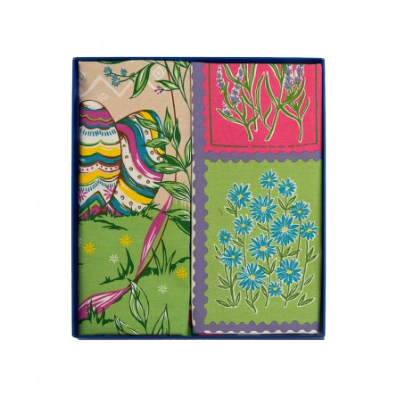 Geschirrtuch-Box Œufs de Pâques en fleur