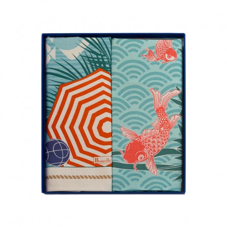 Coffret Cadeau Torchons Comme un poisson dans l'eau