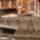 Tischdecke Balade en hiver