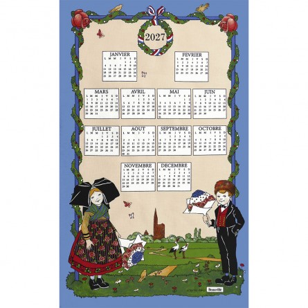 Strofinaccio Calendario Alsace 2027