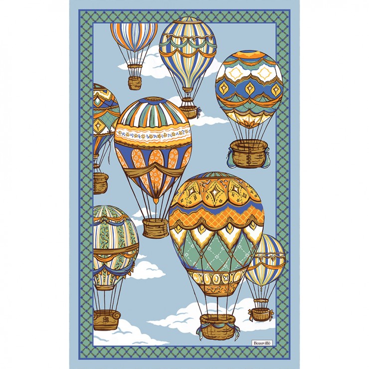 Montgolfières Tea-Towel