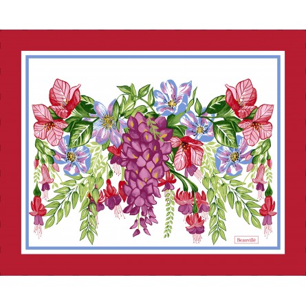 Tischset Bougainvilliers