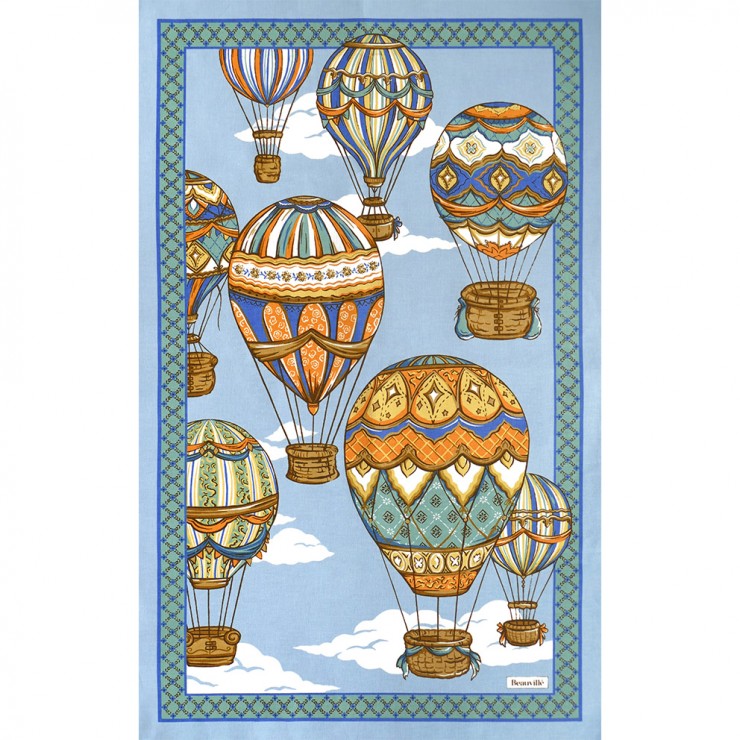 Montgolfières Tea-Towel