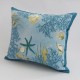 Coussin Corail - Bleu