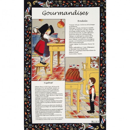 Gourmandises Tea-towel