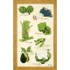 Légumes Verts Tea-towel