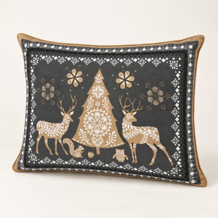 Coussin Balade en hiver