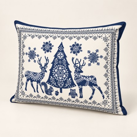 Housse de coussin Balade en hiver
