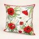 Fleurs de pavot Cushion cover