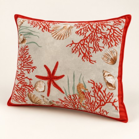 Coussin Corail