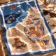 Teddy à la plage teatowel