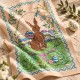 Torchon Lapin de Pâques