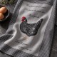 Torchon Picoti poule