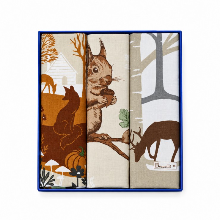 Geschirrtuch-Box Le manège de Noël